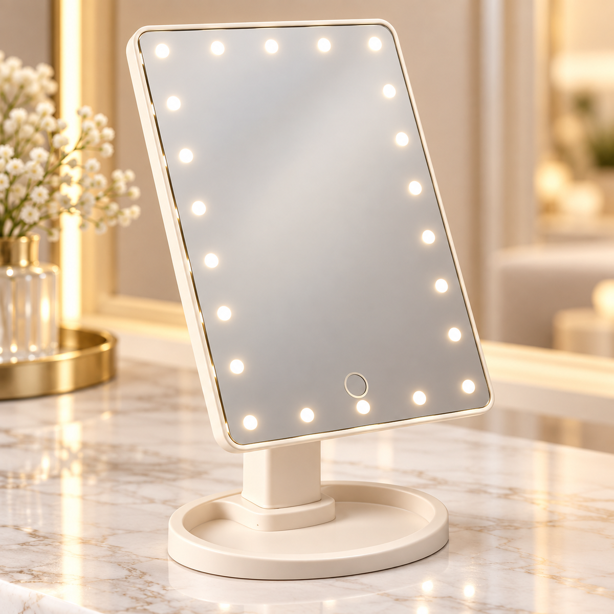 22 Luces LED Espejo Maquillaje LED 360°