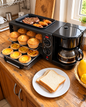 Cocina Desayuno cafetera horno 3 En 1